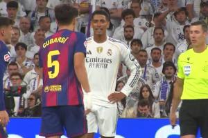 佩德里要求给贝林红牌，贝林厄姆：内格雷拉来了也不行