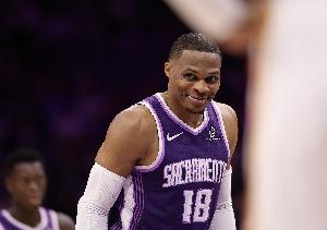 威少得到个人赛季第二次三双 并列联盟第二多&仅次于约基奇的6次